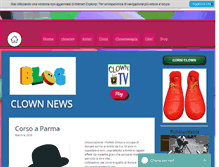 Tablet Screenshot of clown.it