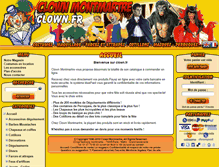 Tablet Screenshot of clown.fr